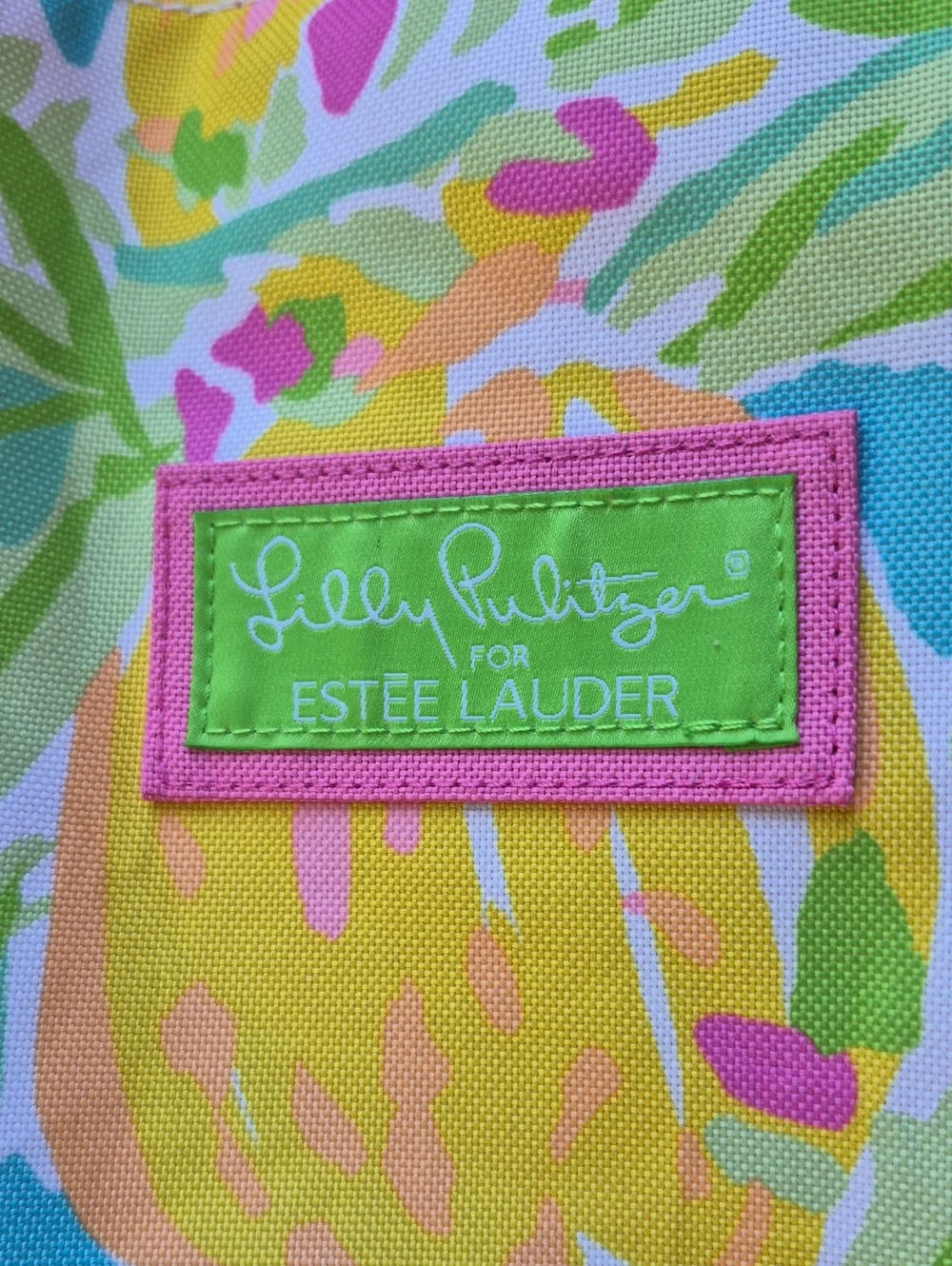 Lilly & Pulitzer Floral Pastels Tote Bag For Estee Lauder